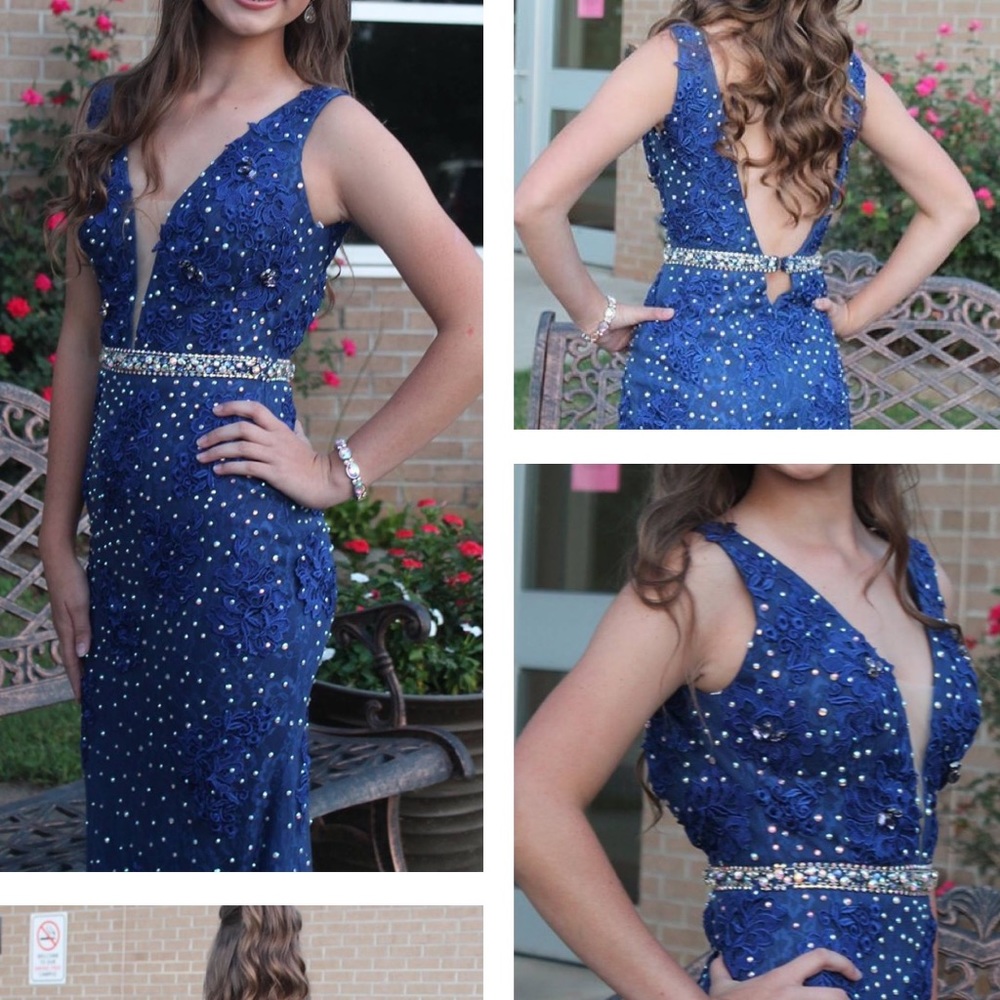 Royal Blue/Navy Prom Homecoming Dress